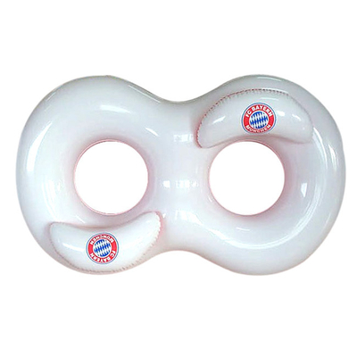 Customized Purple Inflatable Water Towable Tubes PVC For Two Person