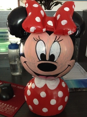 0.18 MM PVC Inflatable Water Toys ,Minnie Mouse Bop Bag