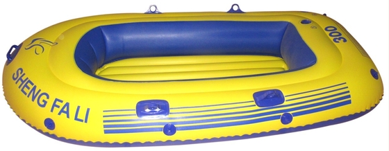 Three Person PVC Inflatable Boat With Oars For Beach CE ISO