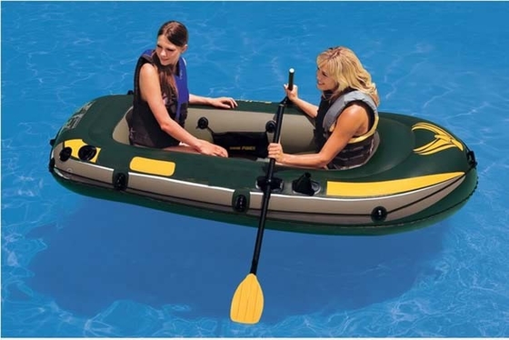 Custom Logo 2 Person PVC Inflatable Boat For Rowing 240 X 135cm