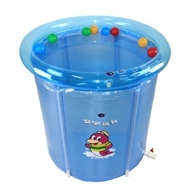 Blue Inflatable Swimming Pools For Kids ，Small Spring Baby Pool