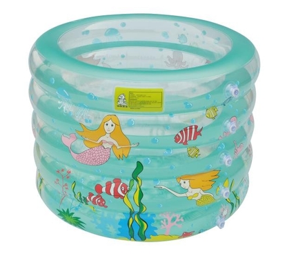 Round Shapes Inflatable Swimming Pools Transparent For Baby