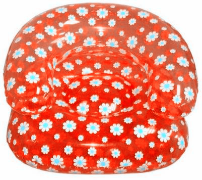 Multi Color Flip Inflatable Plastic Sofa Chair For Kids
