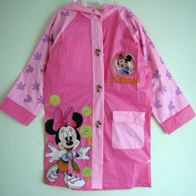 Εκτύπωση του Mickey Mouse αδιάβροχων PVC παιδιών φιλική προς το περιβάλλον